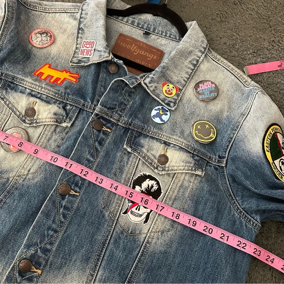 American Vintage Blue Denim Jacket with Pink Floyd Graphic - Picture 5 of 5